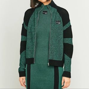Adidas Originals Green Cardigan